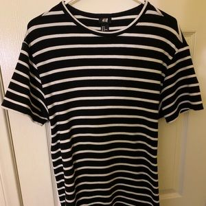 Men’s H&M Striped Black T-shirt